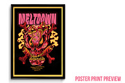Meltdown Skull Illustration Template, an Object Illustration by badsyxn (Thumbnail 5 of 5)