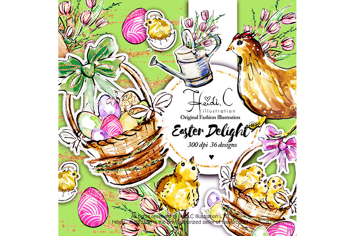 Easter Delight, an Illustration by HeidiCIllustration (Photo 1 of 6)
