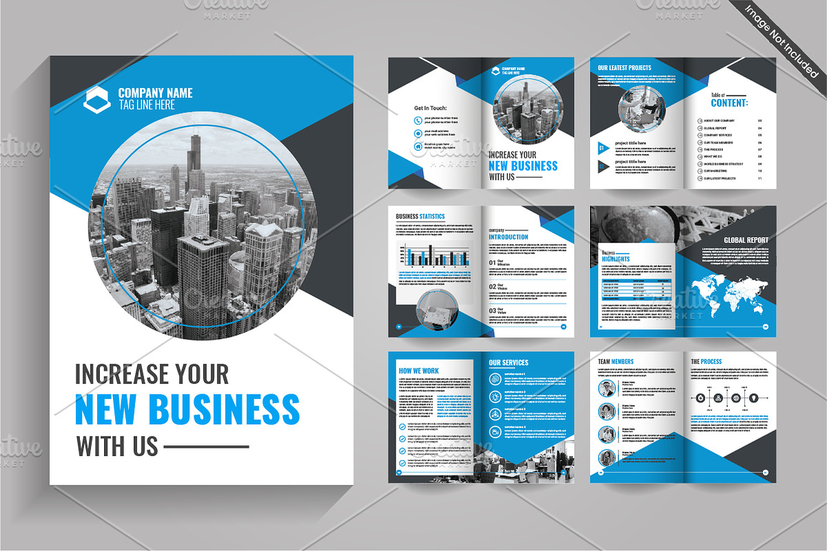 The Company Profile Brochure, a Brochure Template by Tanuart