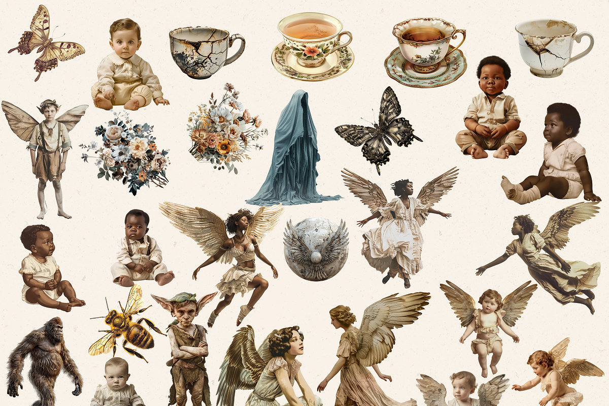 REALISTIC FAIRIES AND CREATURES PACK, a Person Illustration by Daring Digies (Photo 6 of 10)