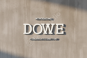 Dowe Typeface – Luxury Branding & Ed, a Font by Astuti Studio