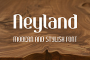 Neyland Vintage Font Family, a Sans Serif Font by creativehands (Thumbnail 1 of 7)