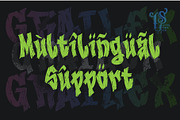 Grailex - Grafitti decorative font, a Font by LetterStock (Thumbnail 4 of 6)