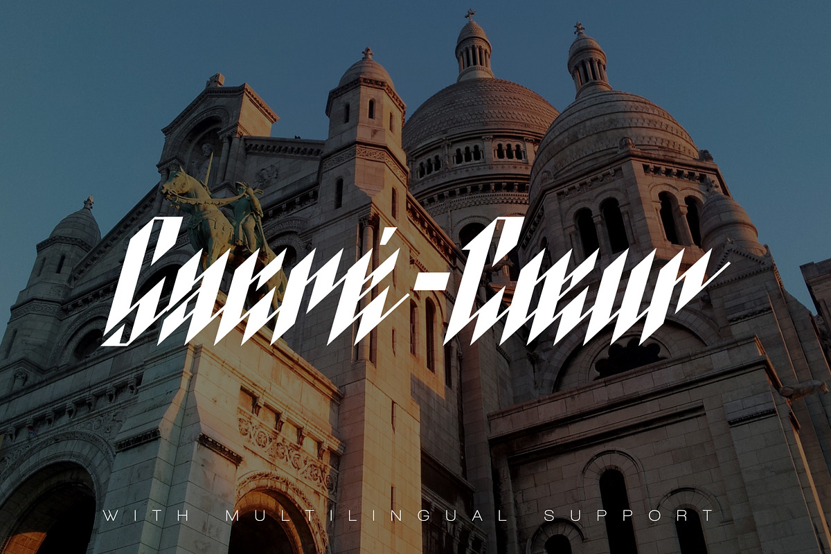 Blackburn - Modern Blackletter Font, a Blackletter Font by ashenterprise (Photo 6 of 14)