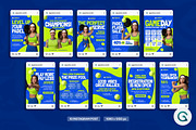 Padel Social Media Canva Templates, a Social Media Template by Geelator Studio (Thumbnail 2 of 4)