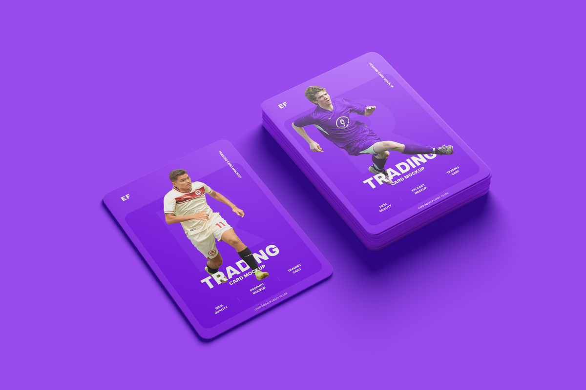 Trading Cards Mockup Set, a Product Mockup by Toasin Studio (Photo 11 of 16)