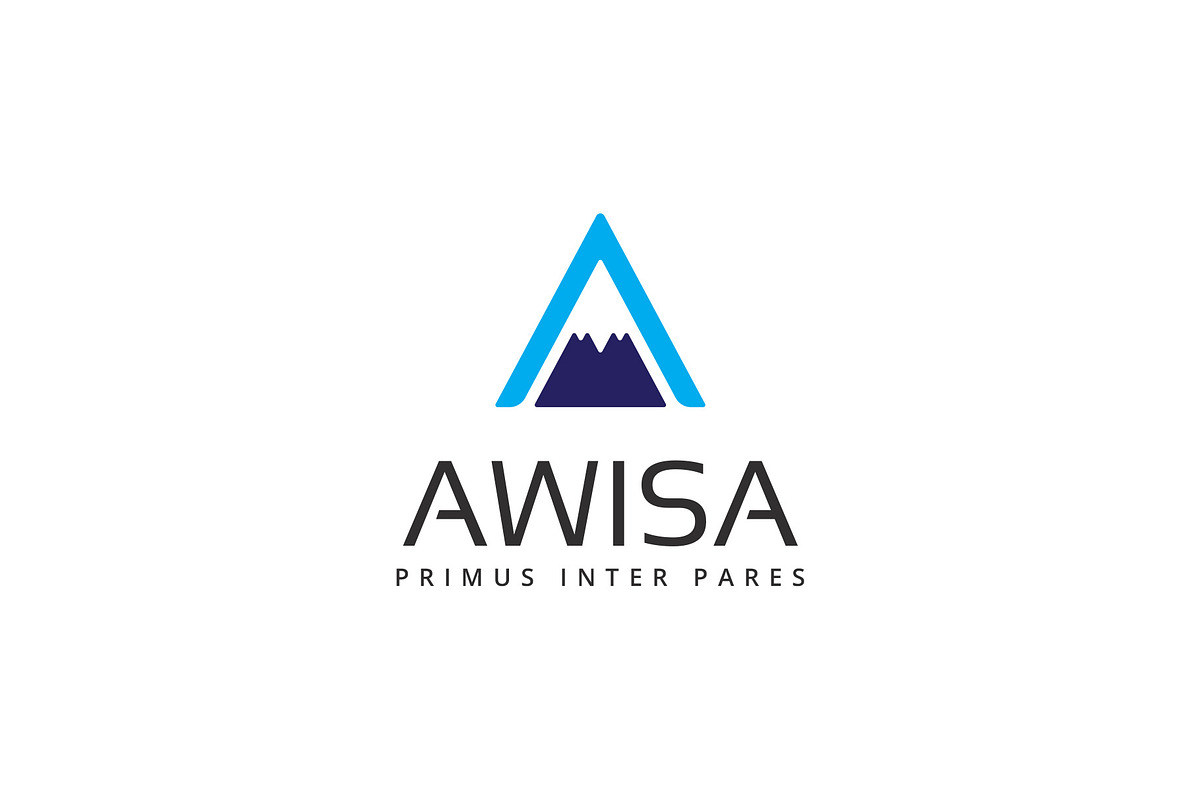 Awisa Letter A Mountain Logo, a Branding & Logo Template by Tovarkovdesign (Photo 1 of 6)