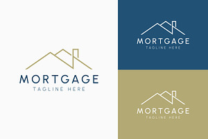 Mortgage Logo House Property, a Branding & Logo Template by Signatoro