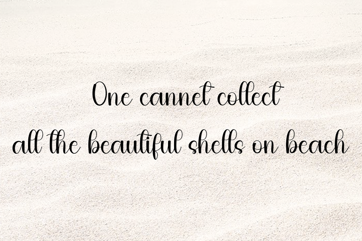 Beautiful Handmade, a Handwritten Font by FreshTypeINK (Photo 3 of 8)
