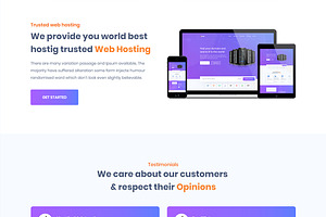 Hoster Hosting Template