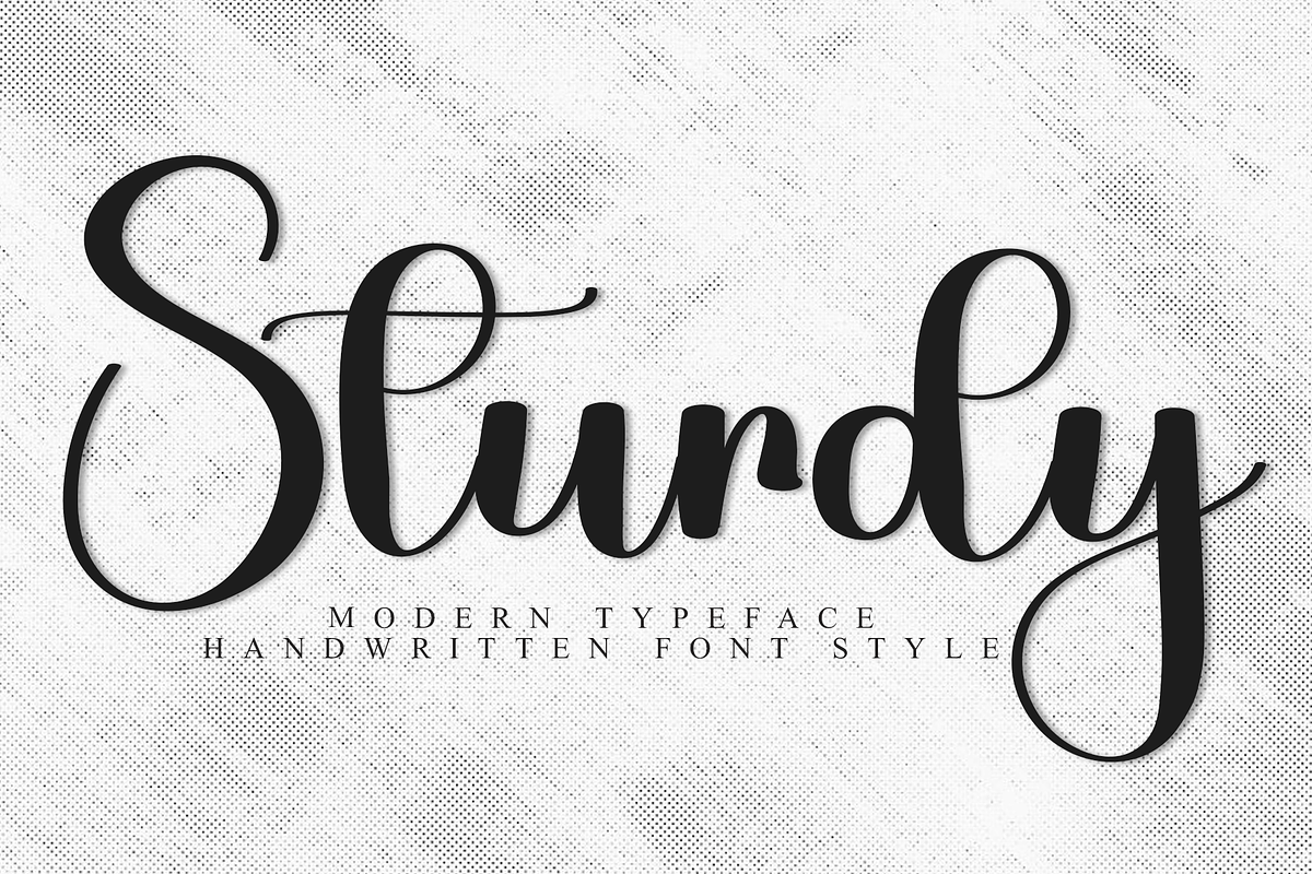 Sturdy, a Handwritten Font by InermediaSTUDIO (Photo 1 of 8)