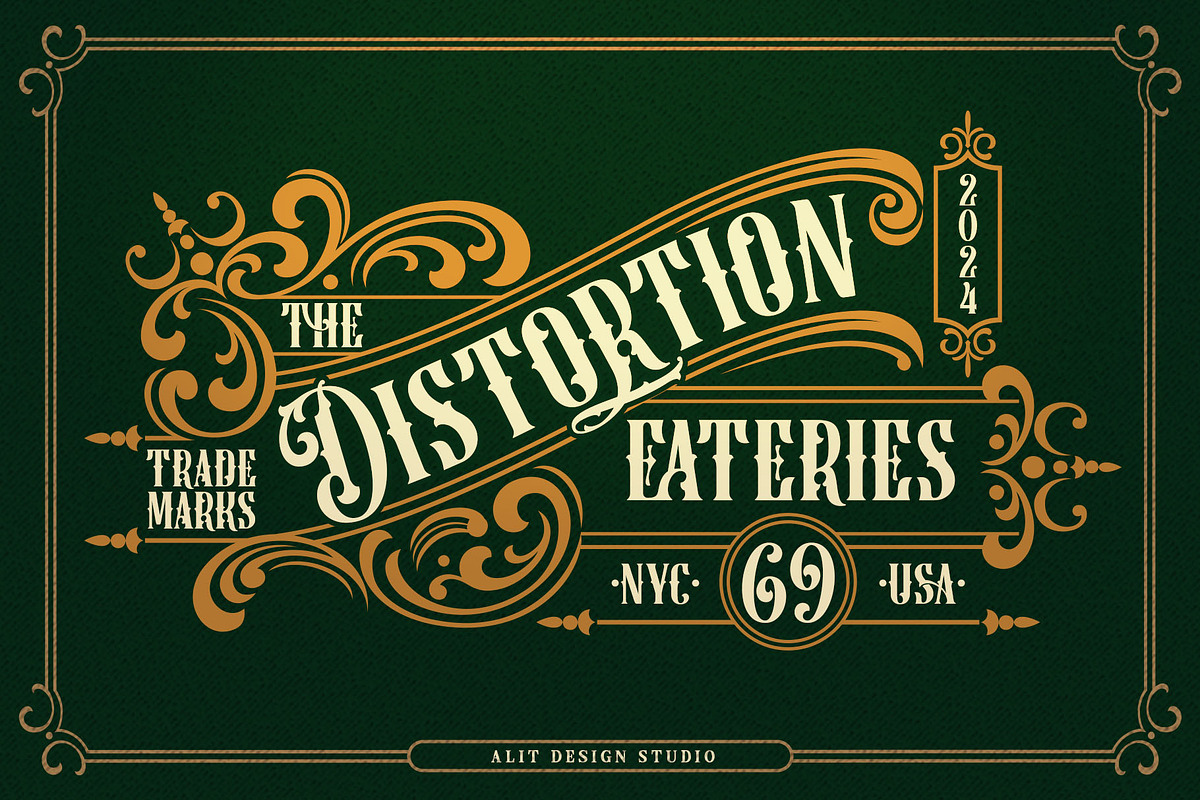 Back Honey Victorian Font, a Serif Font by alit design (Photo 9 of 17)