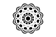 Black and White Mandala Patterns Set, a Decorative Illustration by NJ Himel (Thumbnail 42 of 101)