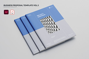 Business Proposal Template Vol.5, a Brochure Template by Bewalrus Studio