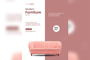 Modern Furniture Poster Design 72, a Social Media Template by shahsoft (Thumbnail 2 of 2)