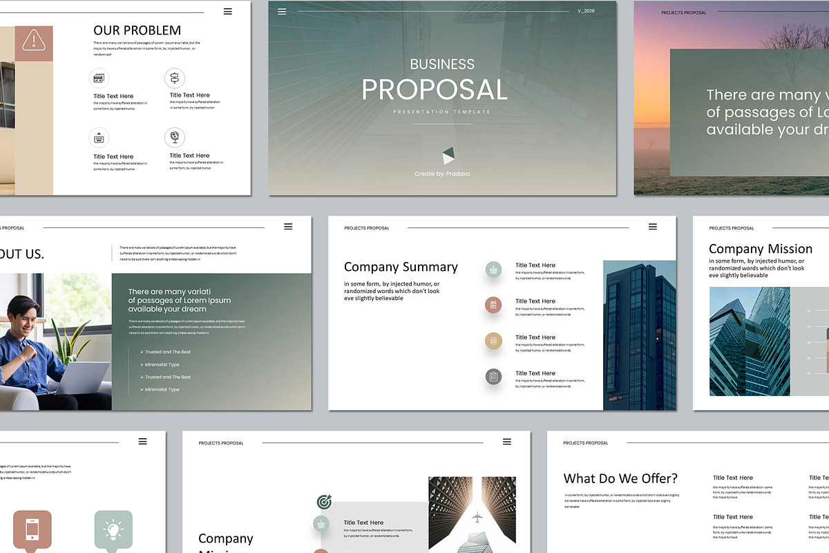 Business Proposal Template, a Presentation Template by Pradaxa (Photo 8 of 8)