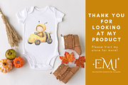 Little Honeybee Clipart, an Illustration by NadiaTheronArt (Thumbnail 5 of 5)
