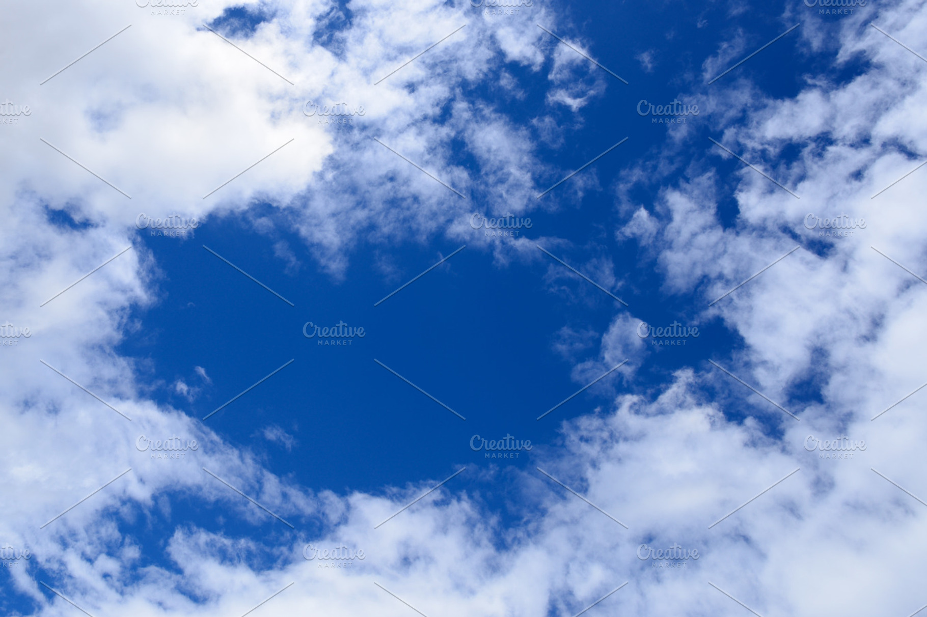 Clouds stock photo containing clouds and blue