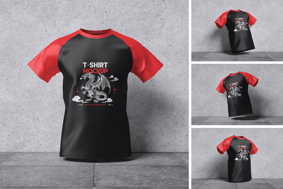 T-Shirt Mockup, a Merchandise Mockup by Pikachudesign (Photo 1 of 5)