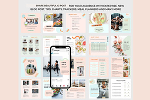 Fitness Course Creator Bundle/ Canva