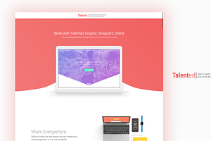 Talented - HTML Template With Sketch