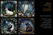 Animals Of The Magic Woodlands Cards, an Animal Illustration by The Dutch Lady Designs (Thumbnail 4 of 5)