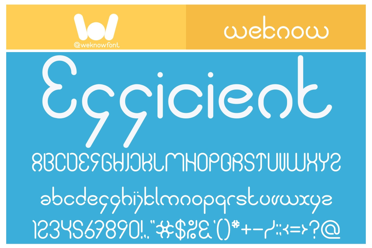 Simple font, a Font by weknow (Photo 2 of 5)