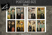 Odd Whimsical Couple, Quirky Collage, a Person Illustration by Digital Art Mahdiseño (Thumbnail 8 of 9)