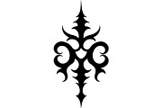 Black Tribal Tattoo Art Elements  bu, an Object Graphic by Creativeshirt (Thumbnail 5 of 10)