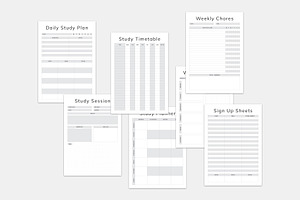 InDesign Planner Bundle Pack Vol.25