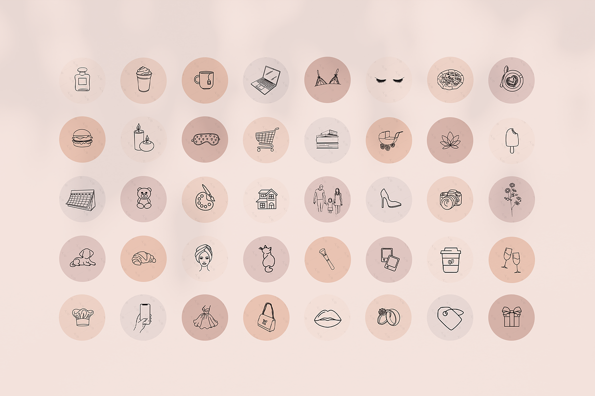 Instagram Story Highlight Cover Icon, a Social Media Template by Templates Boutique (Photo 2 of 10)