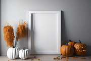 Halloween Frame Mockup, a Templates & Theme by Ali's Designs (Thumbnail 1 of 5)