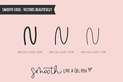 Procreate Lettering Brushes, a Brush Add-On by Beck McCormick (Thumbnail 16 of 18)