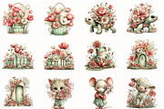 Whimsical Spring Clipart, an Illustration by Designworld (Thumbnail 5 of 8)