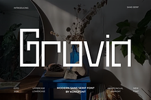 Grovia – Modern Sans Serif Font