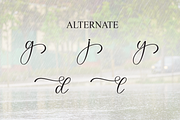 Rainday | Script Font, a Handwritten Font by Scratchones (Thumbnail 8 of 9)