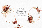 Burgundy Dahlia Fall Collection, an Illustration by Olga Koelsch (Thumbnail 12 of 16)