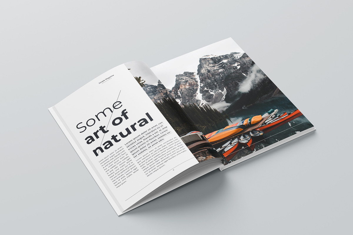 Natural Magazine Layout, a Magazine Template by obidullah_01 (Photo 5 of 13)
