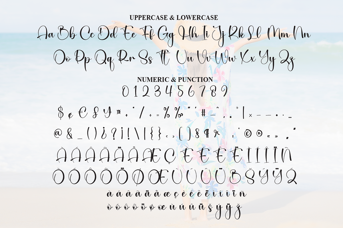 Beach Happiness | Script Font, a Handwritten Font by Scratchones (Photo 7 of 8)
