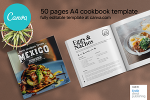 Mexican Recipes Canva Template Squar