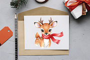 Magical Reindeer Christmas Clipart, an Animal Illustration by RobertsArt (Thumbnail 3 of 7)