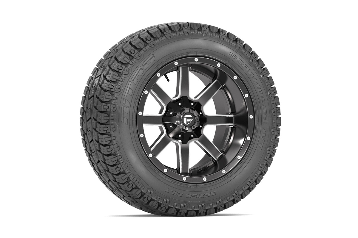 OFF ROAD WHEEL AND TIRE 7, a Cars & Vehicle 3D Model by NNAVAS 3D (Photo 1 of 9)