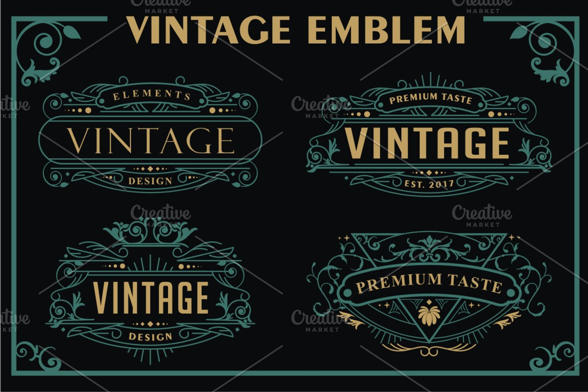 VINTAGE EMBLEM, a Branding & Logo Template by arace