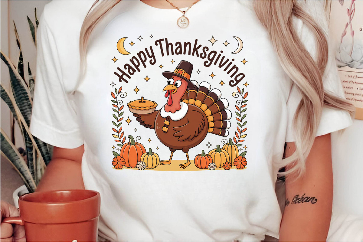 Happy Thanksgiving Png, Clipart, an Illustration by CreationArt (Photo 4 of 5)