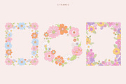 Pretty Floral Patterns & Clipart, a Pattern Graphic by Inna Moreva (Thumbnail 7 of 12)