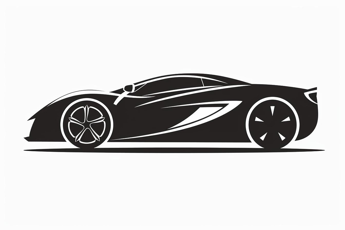 Black Sport Car Silhouette, an Illustration by BIPLOB EXPERT (Photo 2 of 13)