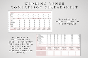 Google Sheets Wedding Venue Template