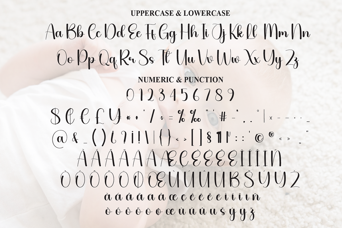 Cutebaby | Script Font, a Handwritten Font by Scratchones (Photo 7 of 9)