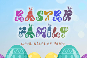 Easter Family, a Handwritten Font by Yoga Letter