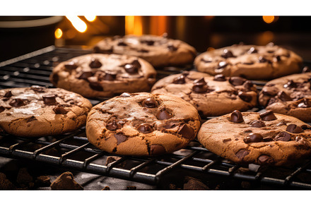 cocoa chocolate cookies food ai, a Background Photo by pikepicture